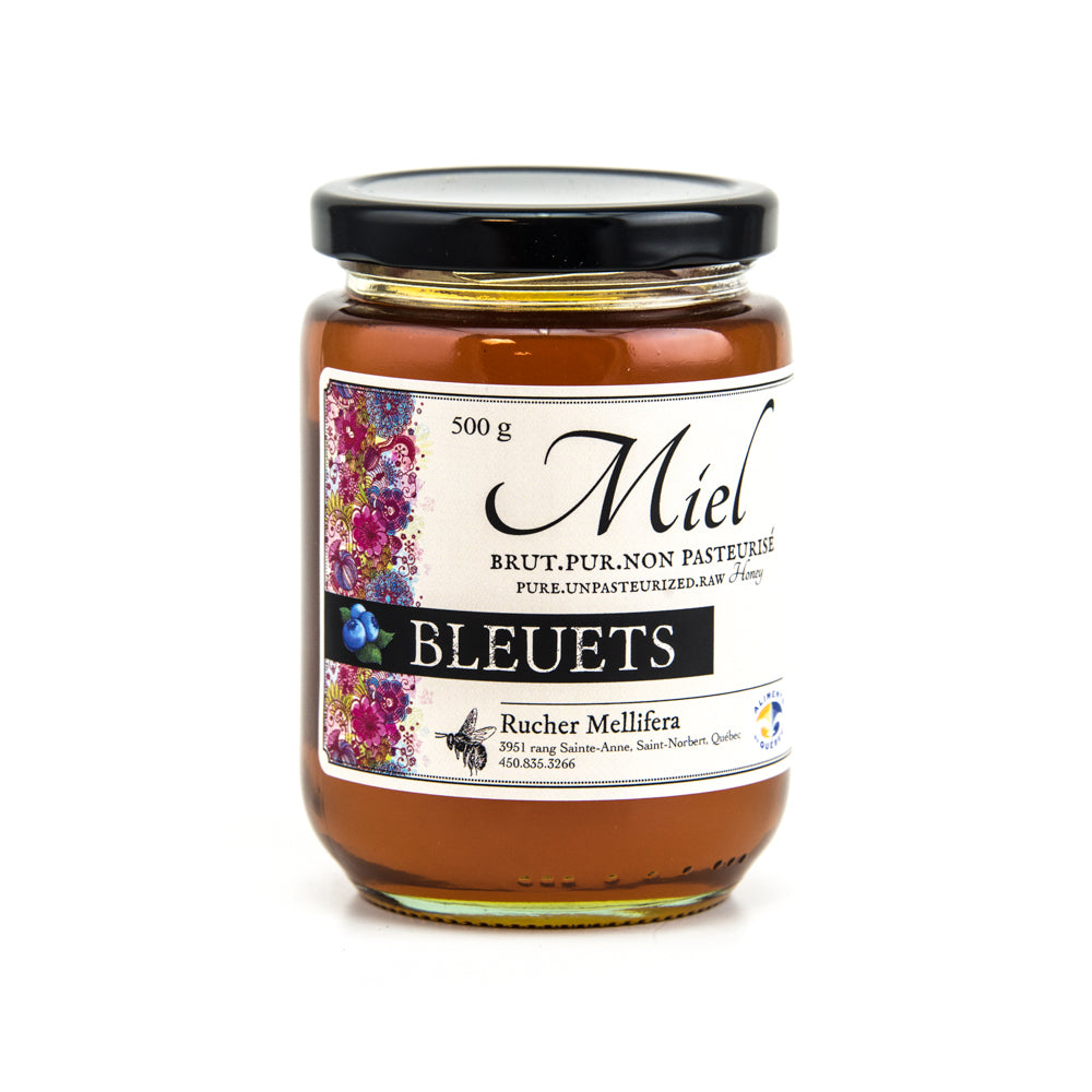 Miel aux bleuets Rucher Mellifera 500 g