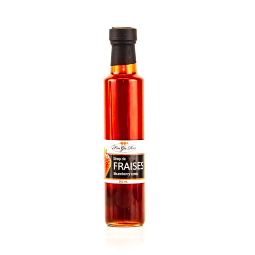 Strawberry syrup 250 ml La Ferme Guy Rivest