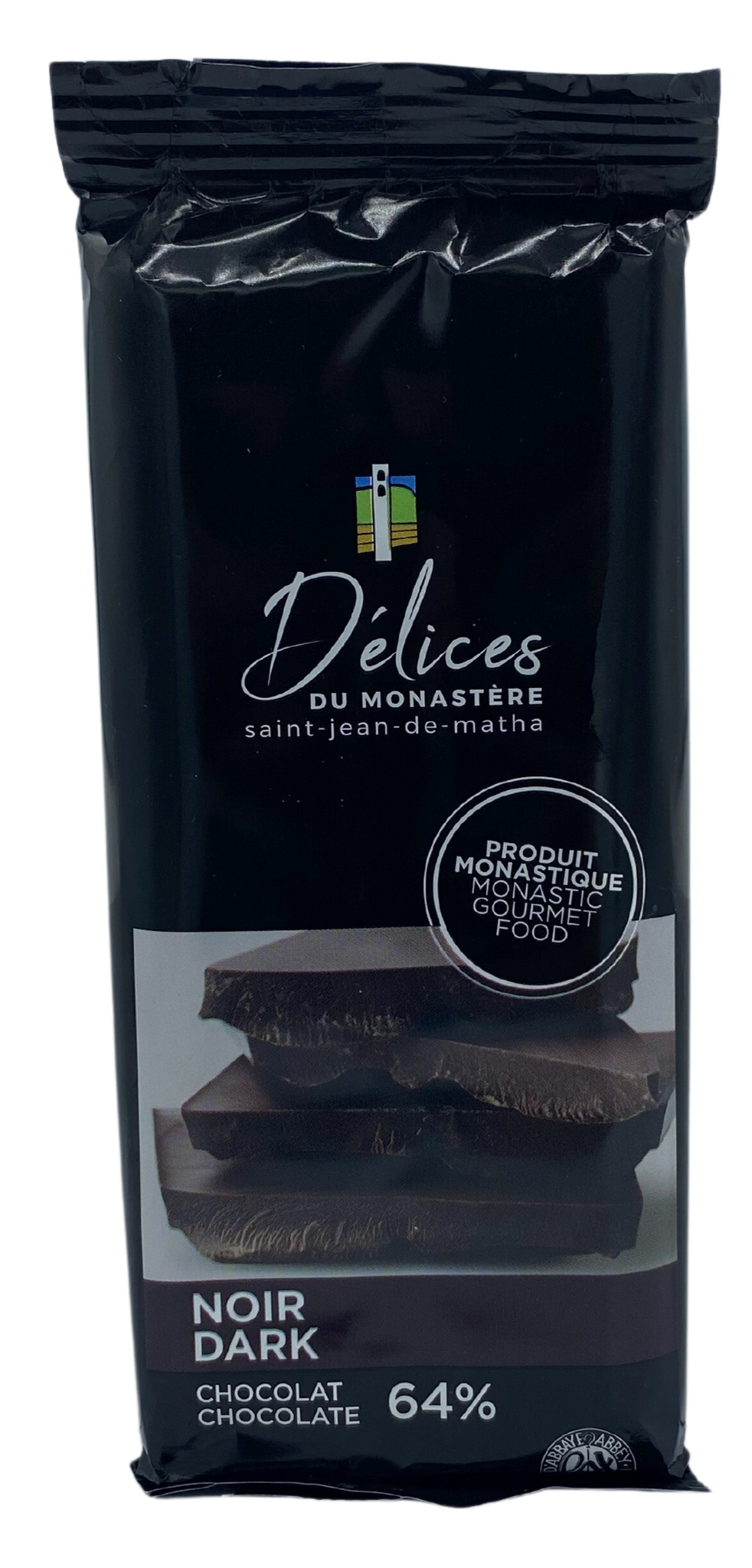Barre de chocolat noir 64% 120g