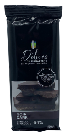 Barre de chocolat noir 64% 120g