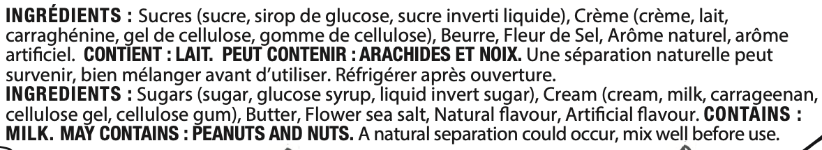 DDM caramel Fleur de sel