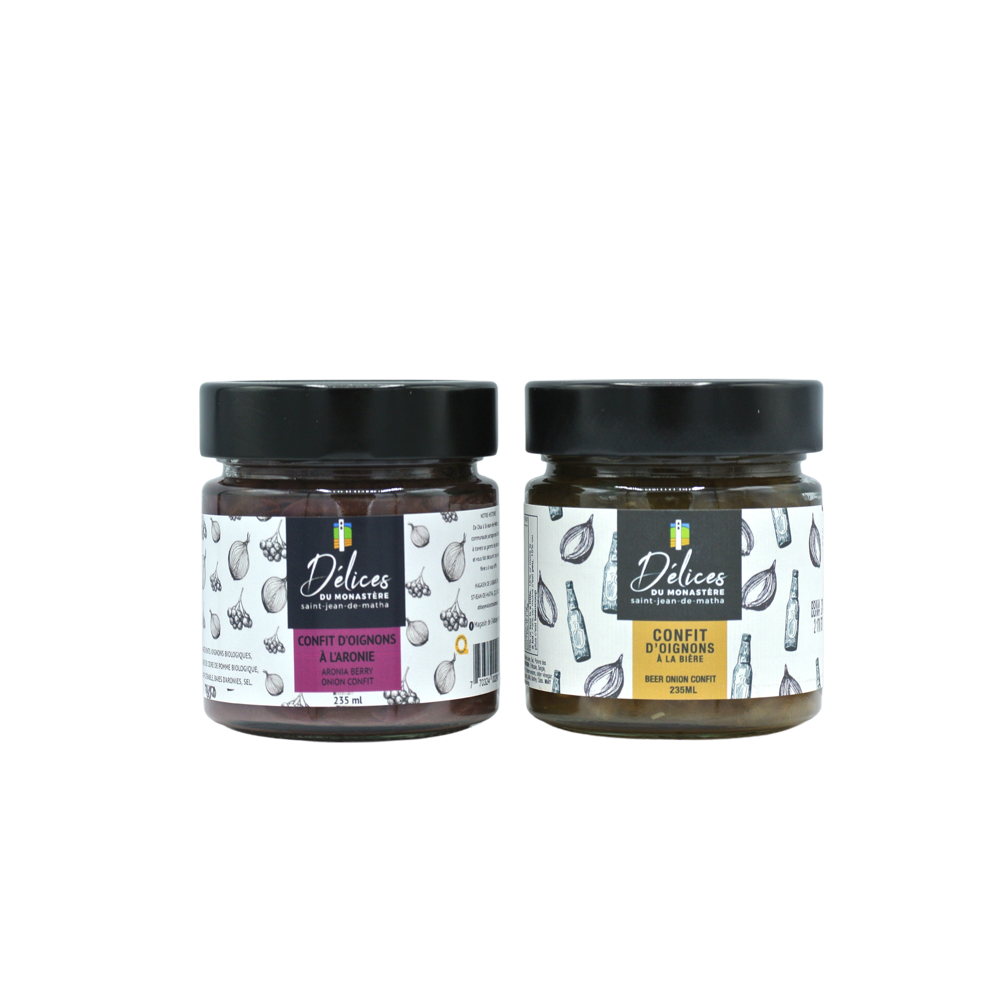 Duo de confit  Aronie et Bière 2X250 ml