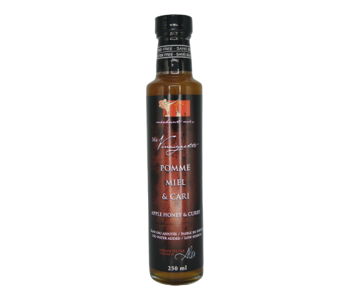 Vinaigrette pomme, miel et cari 250 ml