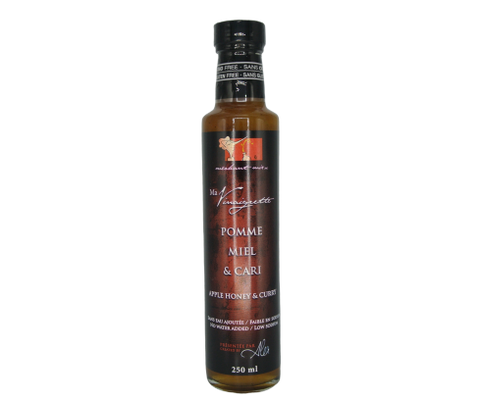 Vinaigrette pomme, miel et cari 250 ml