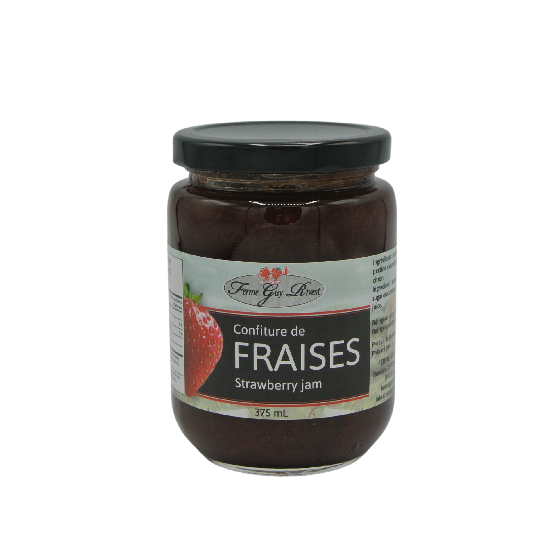 Confiture de fraises La Ferme Guy Rivest