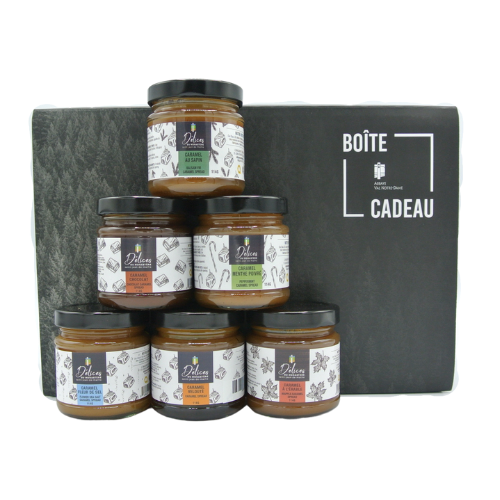 Boîte découverte de nos mini-caramels