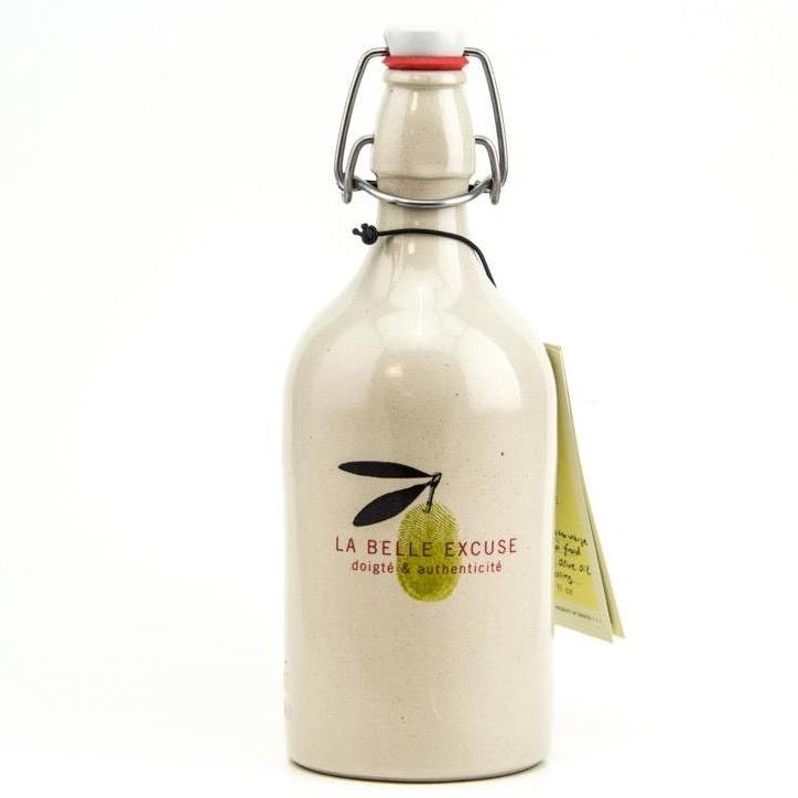 Huilier en céramique et huile d'olive verte 500 ml