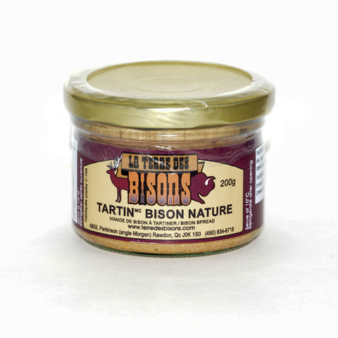 Tartin de bison nature