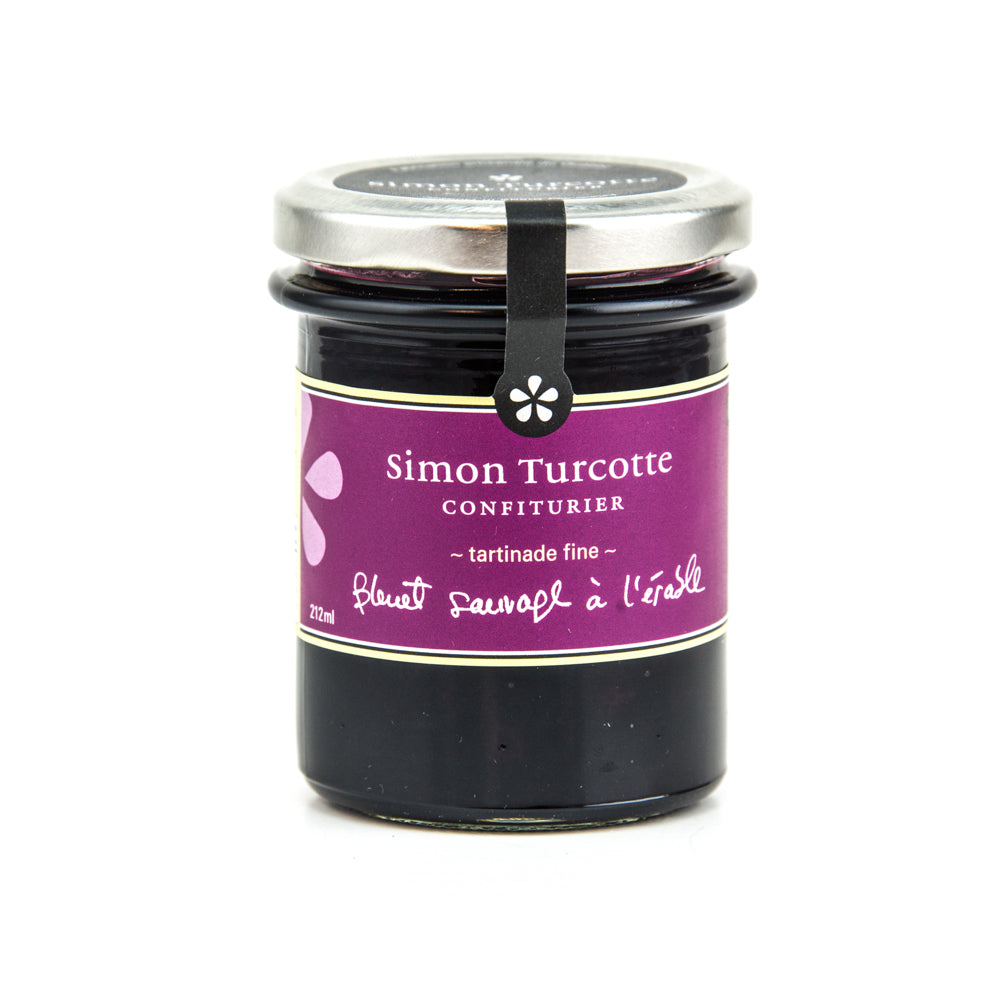 Tartinade fine - bleuet sauvage à l'érable Simon Turcotte
