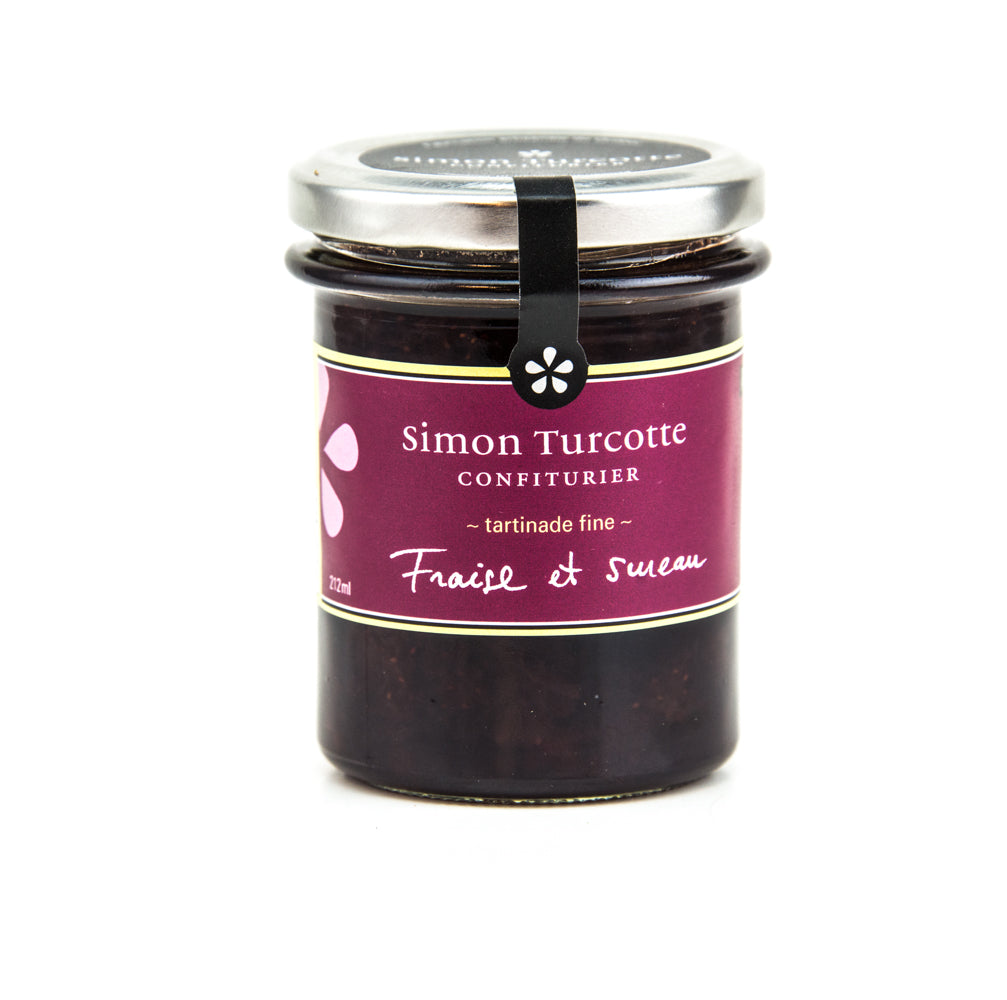 Tartinade fine - fraise et sureau Simon Turcotte 212 ml