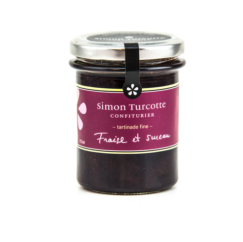 Tartinade fine - fraise et sureau Simon Turcotte 212 ml