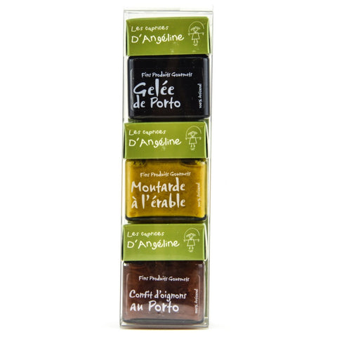 Trio de condiments Les Caprices d'Angéline