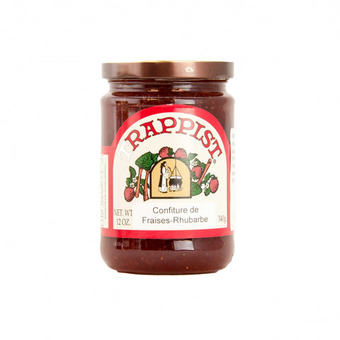Confiture de fraises-rhubarbe Trappist