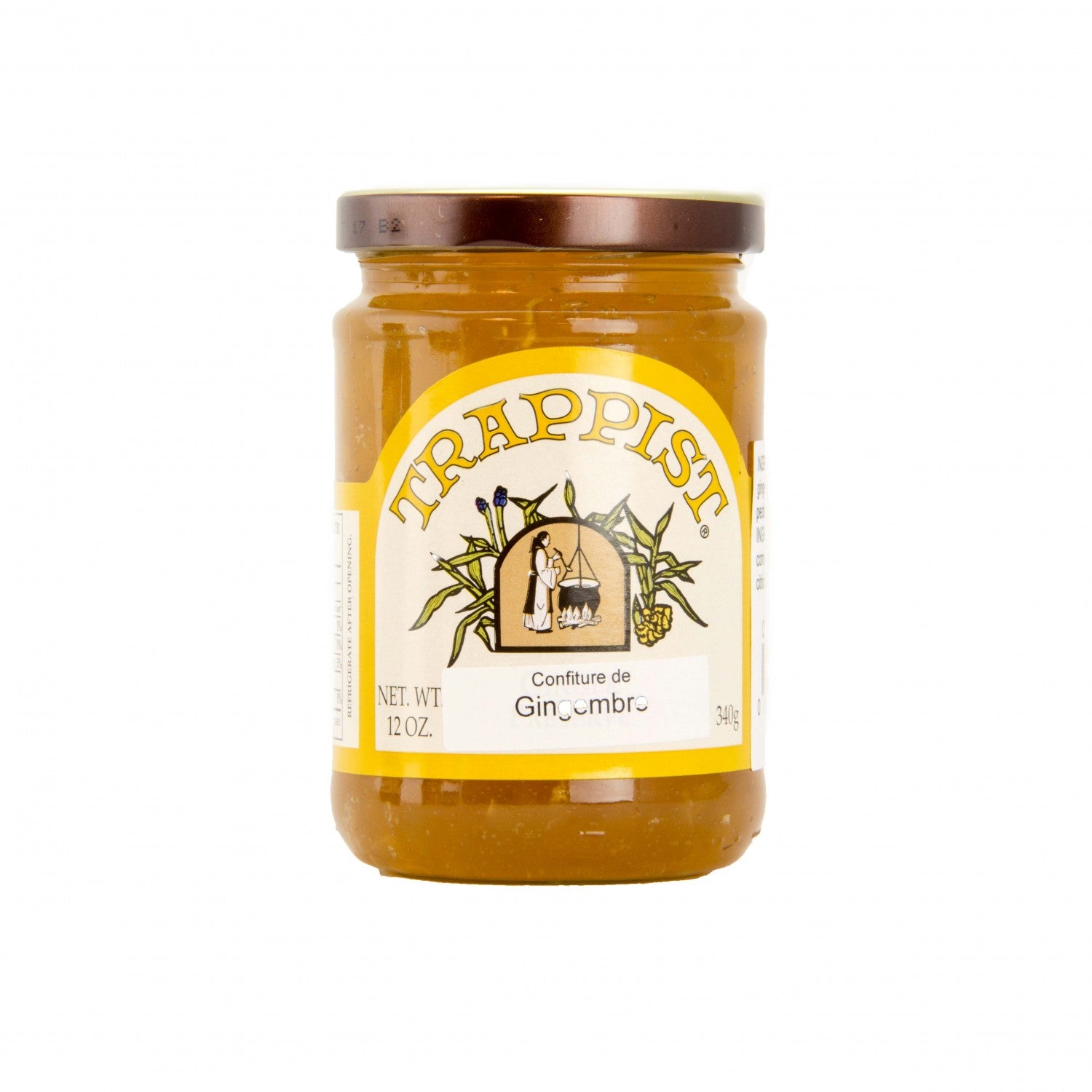 Confiture de gingembre Trappist 340 g